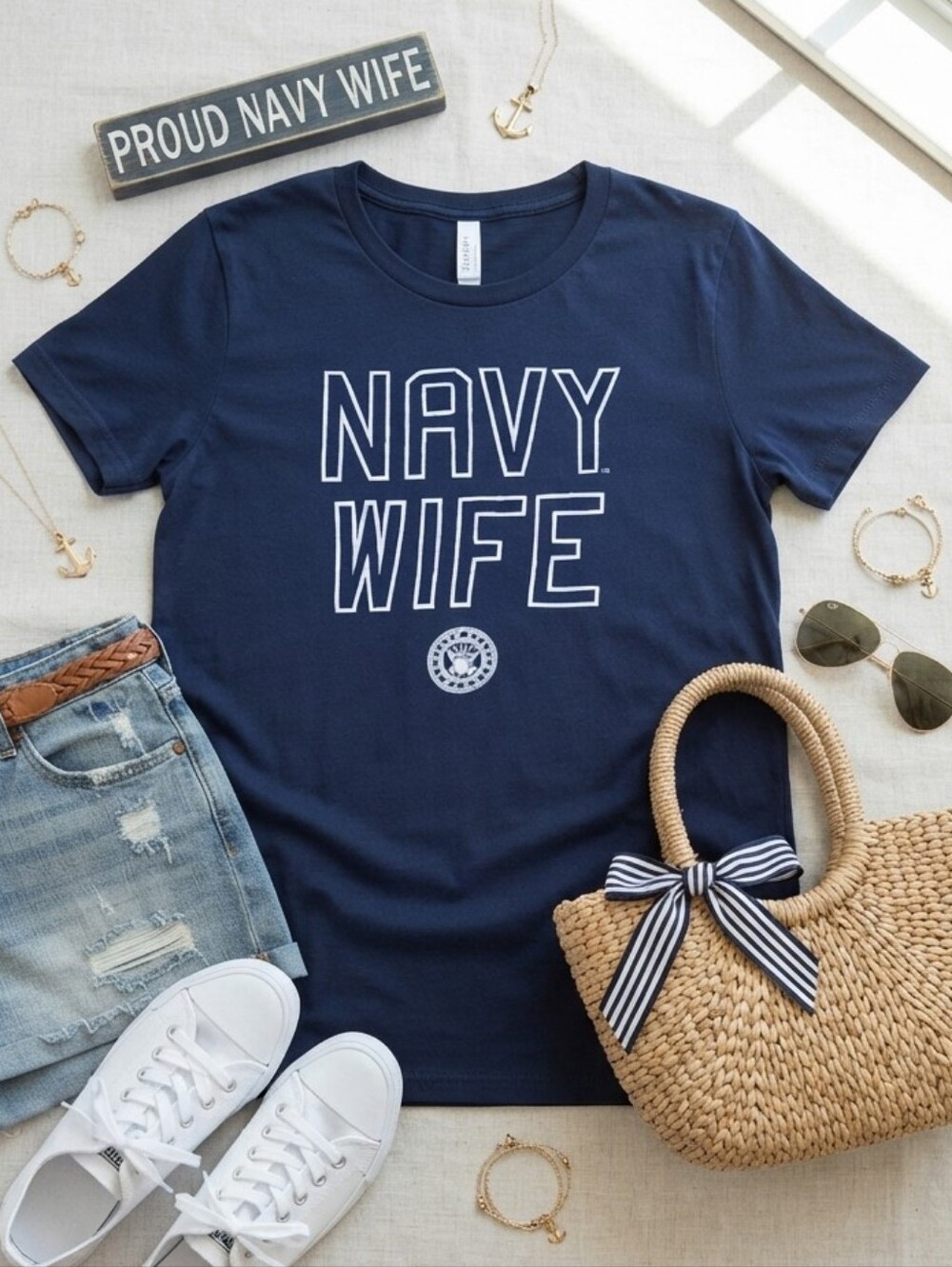 Soffe Proud Navy Wife Tee